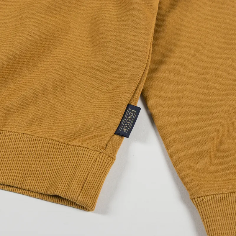 Pendleton Made For Japan Back Print Sweatshirt Mustard Pagosa Springs-2