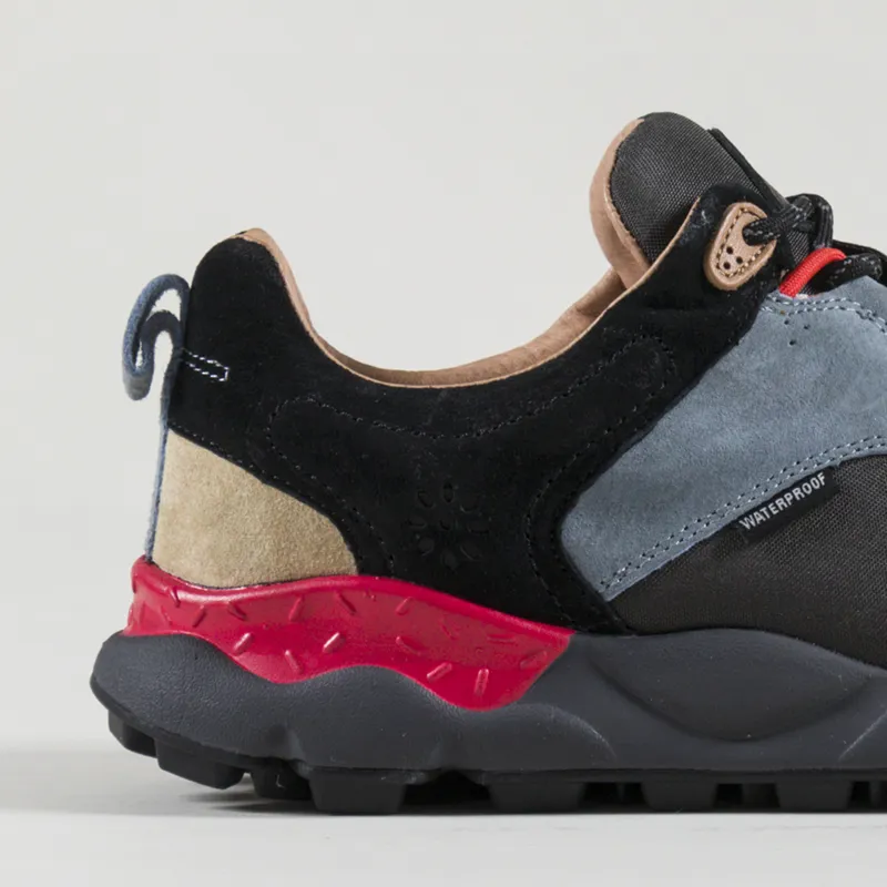 Flower Mountain Back Country Shoes Navy Black-5