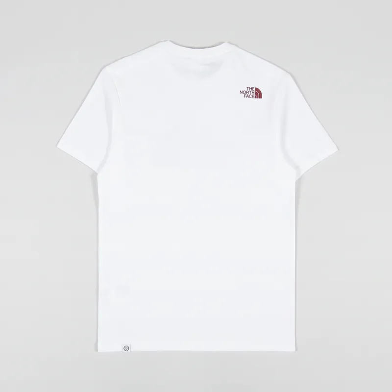 The North Face Berkeley California T Shirt Scrap White Antelope Tan Ice Dye Print-1