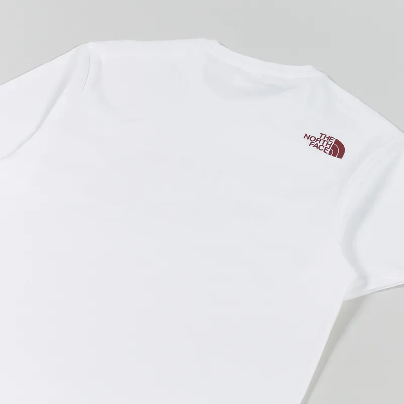 The North Face Berkeley California T Shirt Scrap White Antelope Tan Ice Dye Print-3