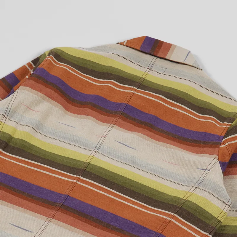 Universal Works Bakers Jacket Multi Stripe Mex Blanket-5