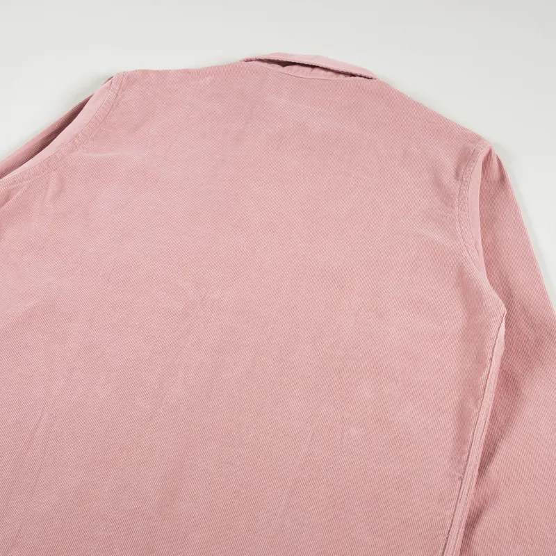 Universal Works Bakers Overshirt Pink Fine Cord-5