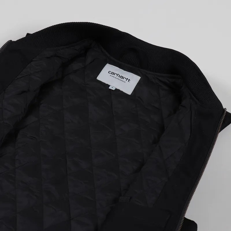Carhartt WIP Vest Black Dearborn Canvas-4