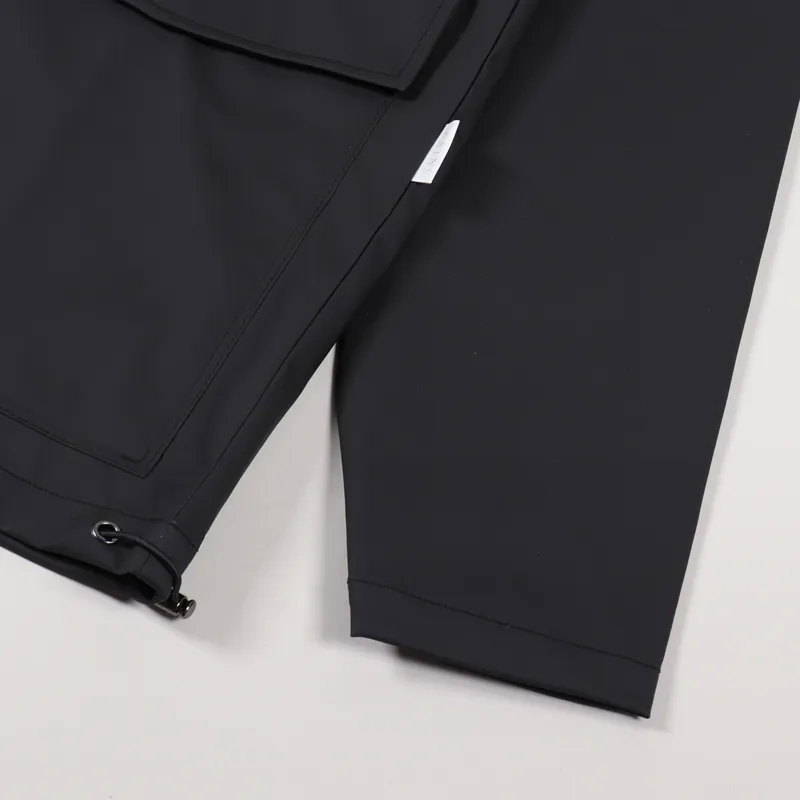 Rains Short Hooded Waterproof Coat Black-7