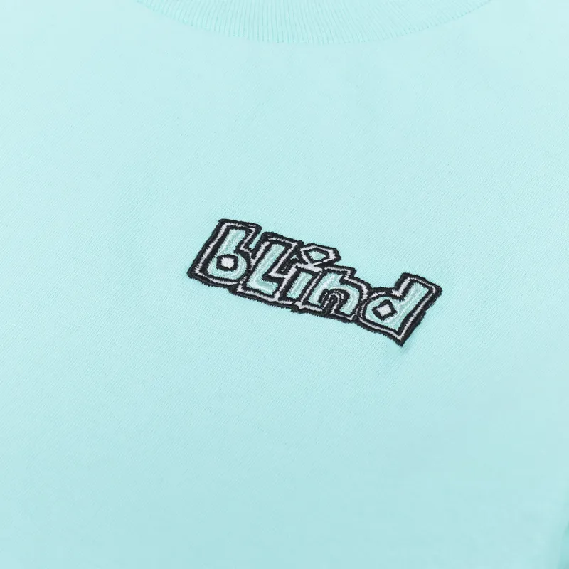 Diamond x Blind OG Embroidery T Shirt Diamond Blue-1