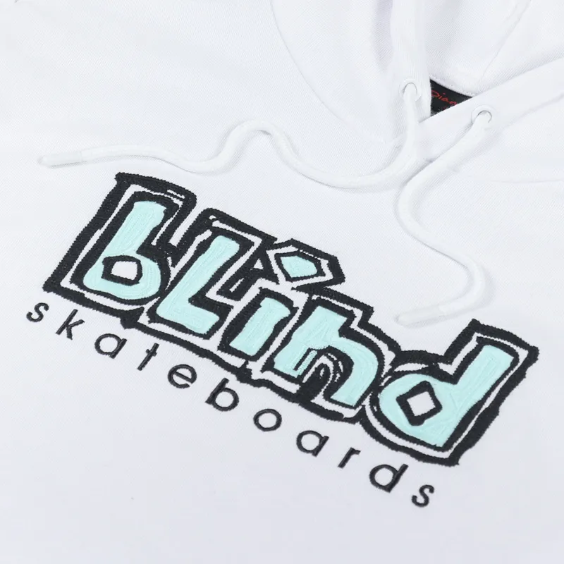 Diamond x Blind OG Hoodie White-5