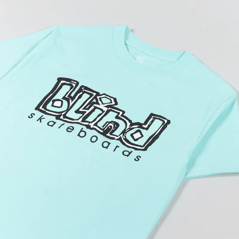 Diamond x Blind OG T Shirt Diamond Blue-2