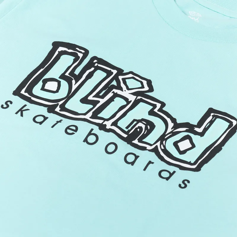 Diamond x Blind OG T Shirt Diamond Blue-1
