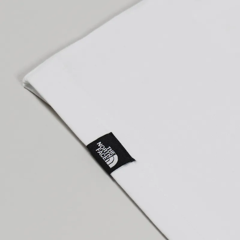 The North Face Mens Short Sleeve Black Box Cut T Shirt White