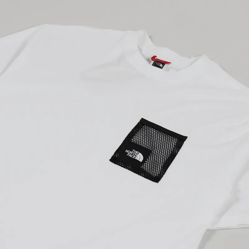 The North Face Mens Short Sleeve Black Box Cut T Shirt White