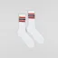 Parlez Block Socks Red Navy