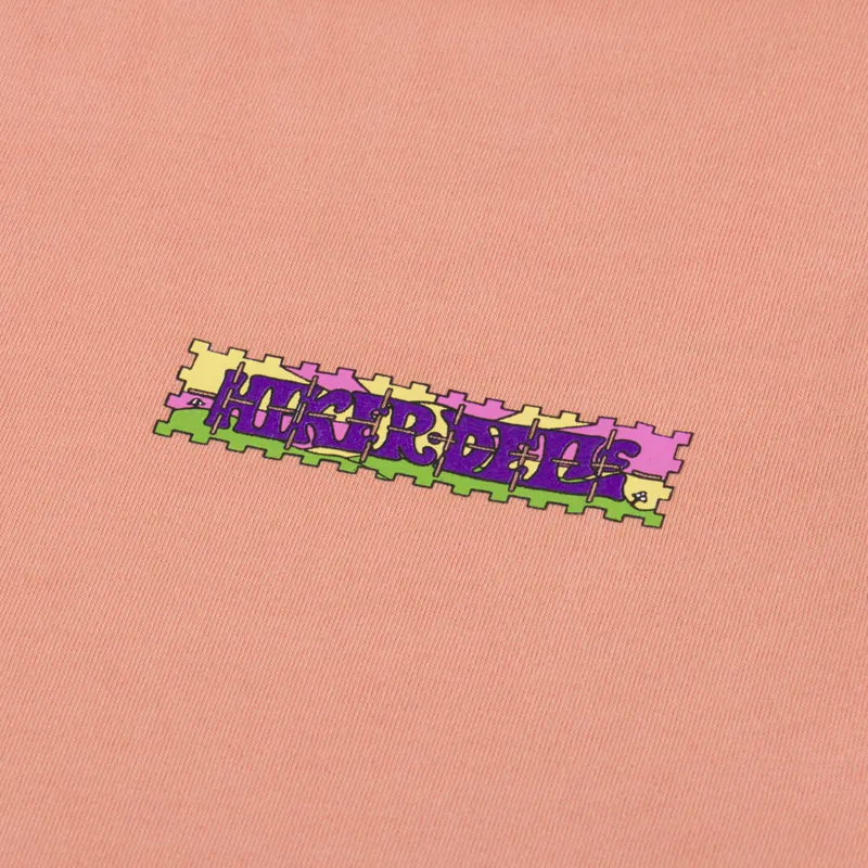 Hikerdelic Blotter T Shirt Coral-5