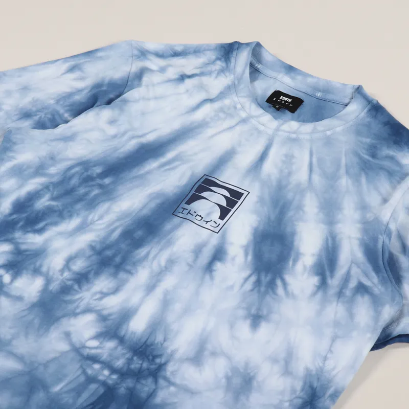 Edwin Sunrise II T Shirt Vintage Blue-1