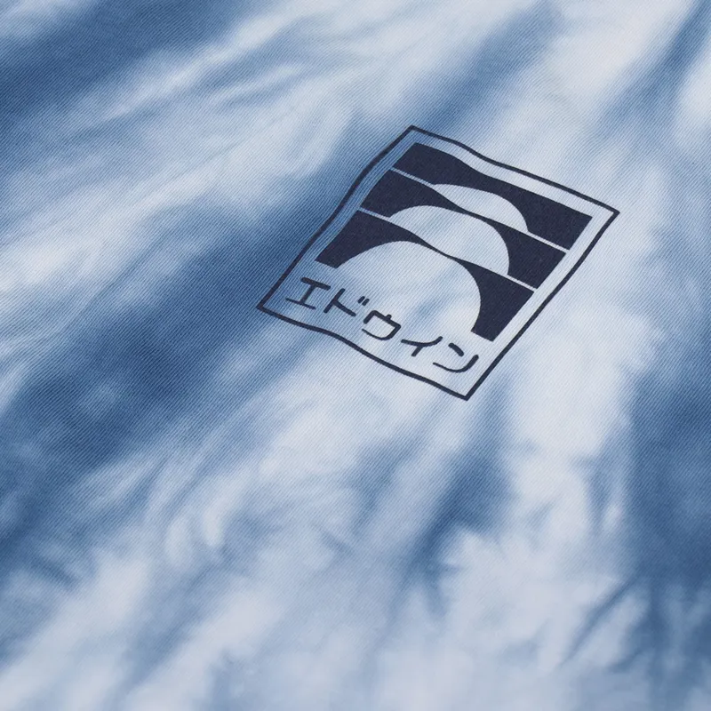 Edwin Sunrise II T Shirt Vintage Blue-2