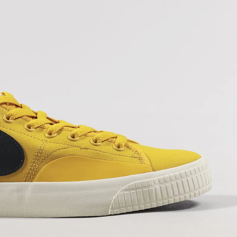 Nike SB BLZR Court DVDL Shoes Dark Sulfur Black Beach White-6