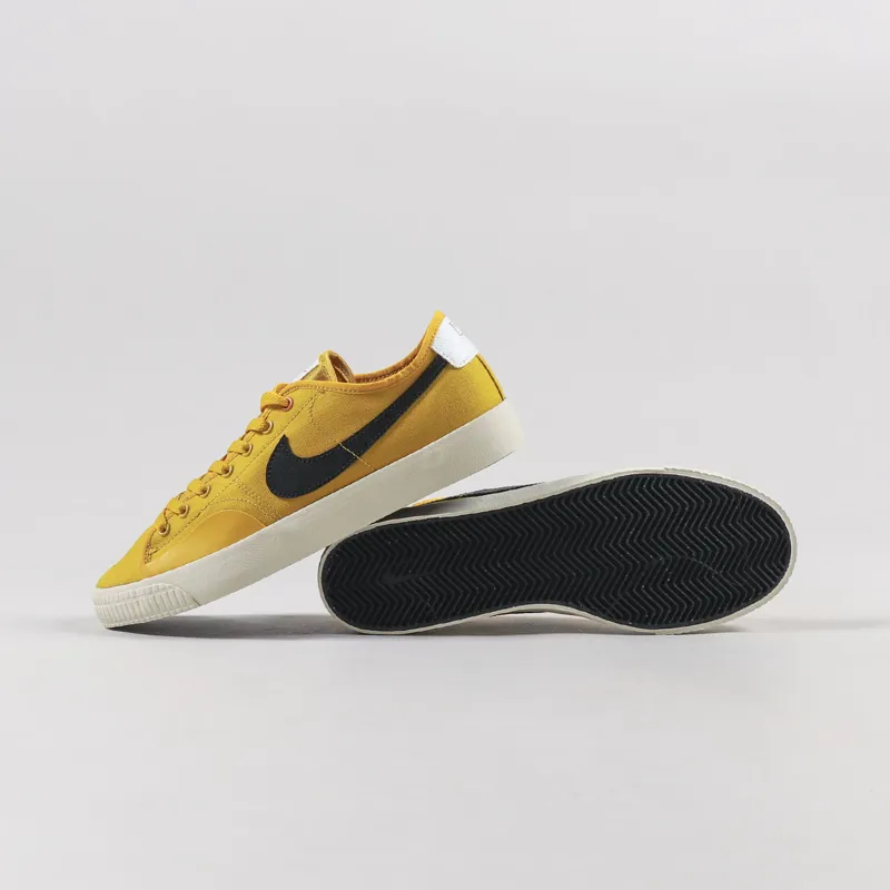 Nike SB BLZR Court DVDL Shoes Dark Sulfur Black Beach White-1