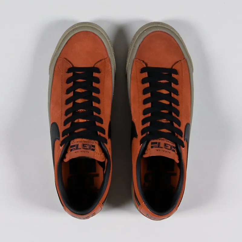 Nike SB Blazer Low Pro GT Shoes Cinnabar Black-3