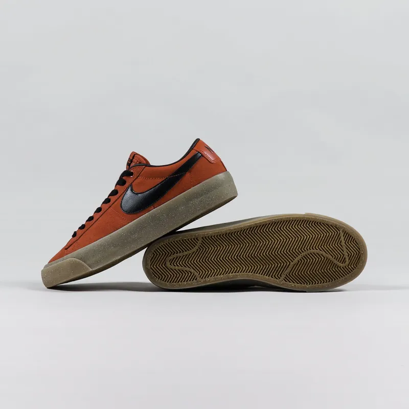Nike SB Blazer Low Pro GT Shoes Cinnabar Black-1