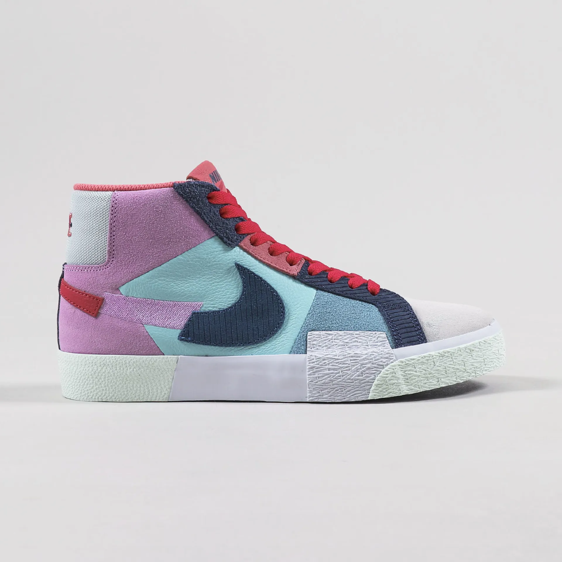 Nike SB Zoom Blazer Mid Premium Shoes Lilac Court Blue Copa