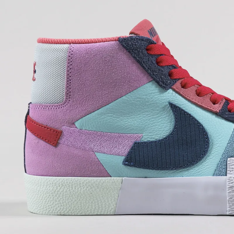 Nike SB Zoom Blazer Mid Premium Shoes Lilac Court Blue Copa-5