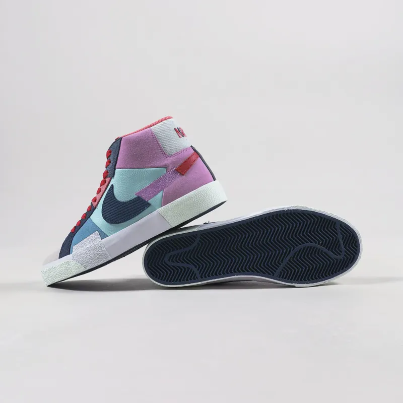 nike blazer high mens purple