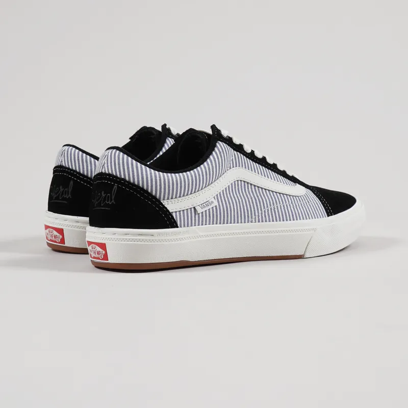 Vans BMX Old Skool Shoes Federal Black Blue Pinstripe-2