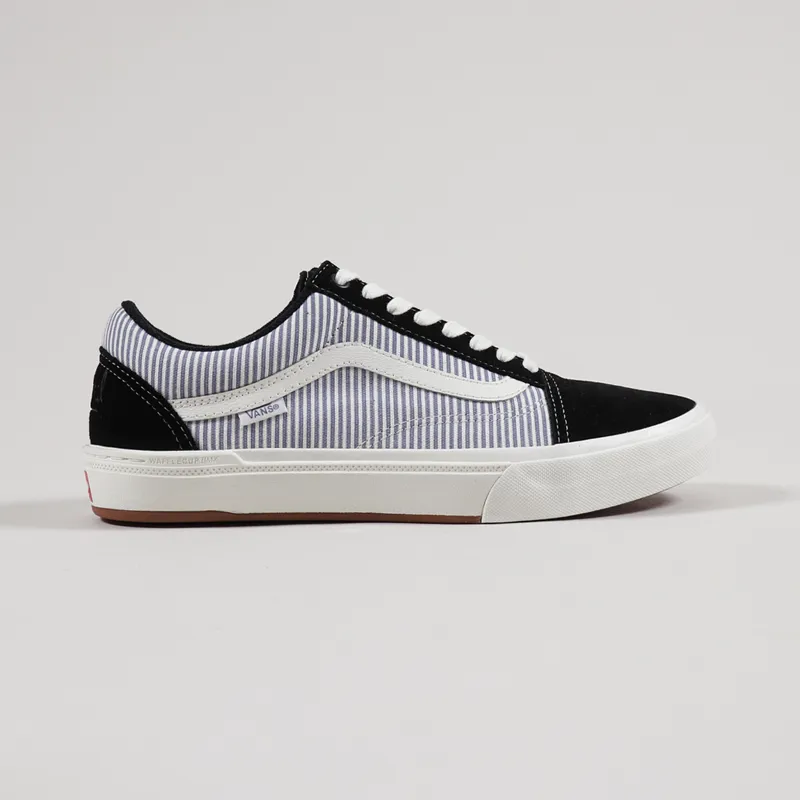 Vans BMX Old Skool Shoes Federal Black Blue Pinstripe-4