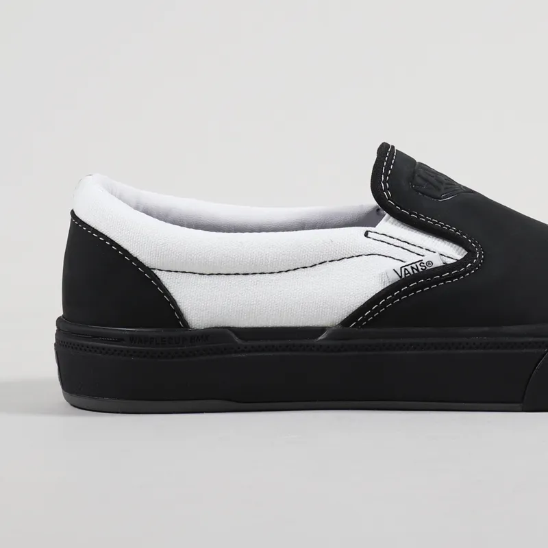 Vans DAK BMX Slip-On Shoes Black White-5
