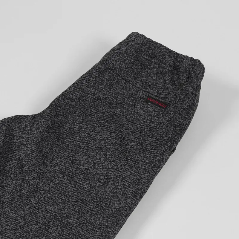 Gramicci Bonded Knit Fleece Narrow Ribbed Pants Carbon-4