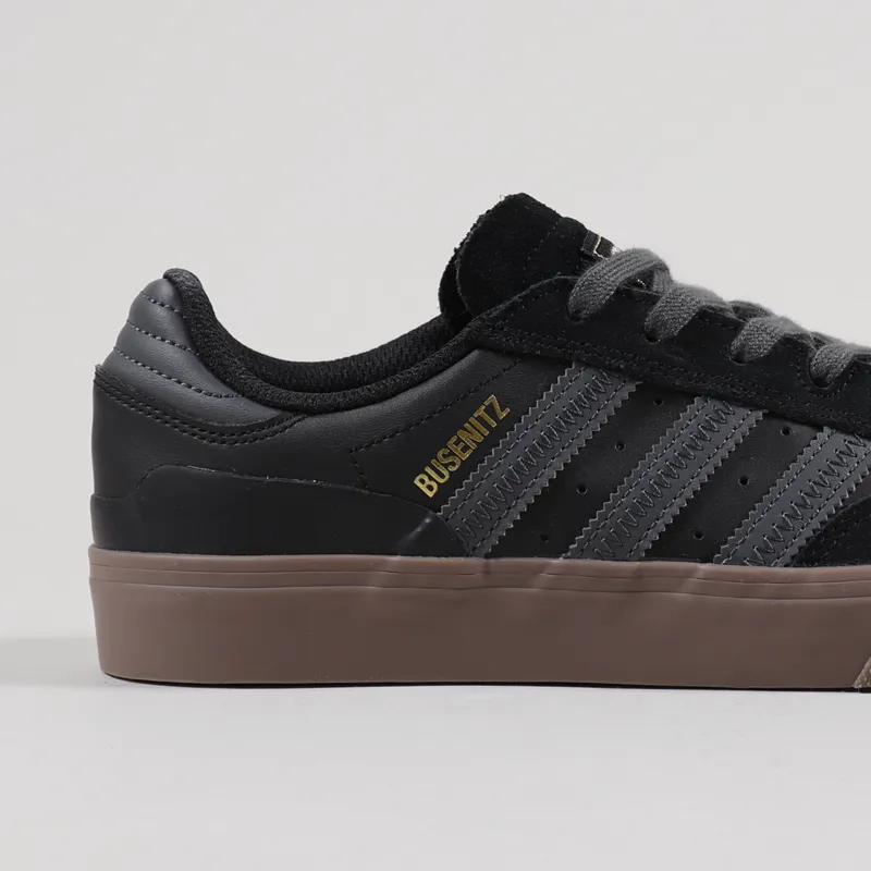 Adidas Skateboarding Busenitz Vulc II Shoes Black Green Gum-5