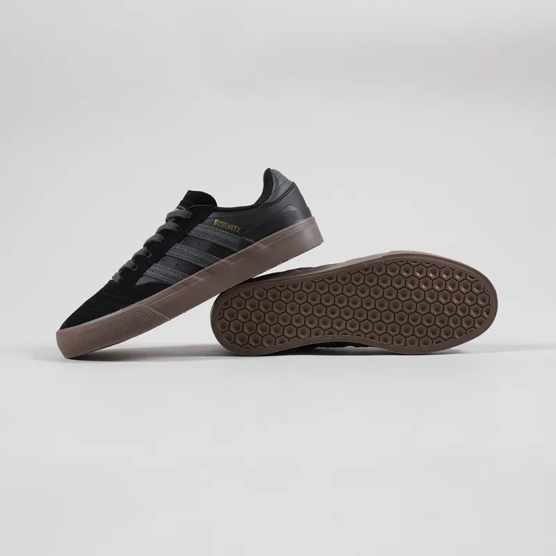 Adidas Skateboarding Busenitz Vulc II Shoes Black Green Gum-1