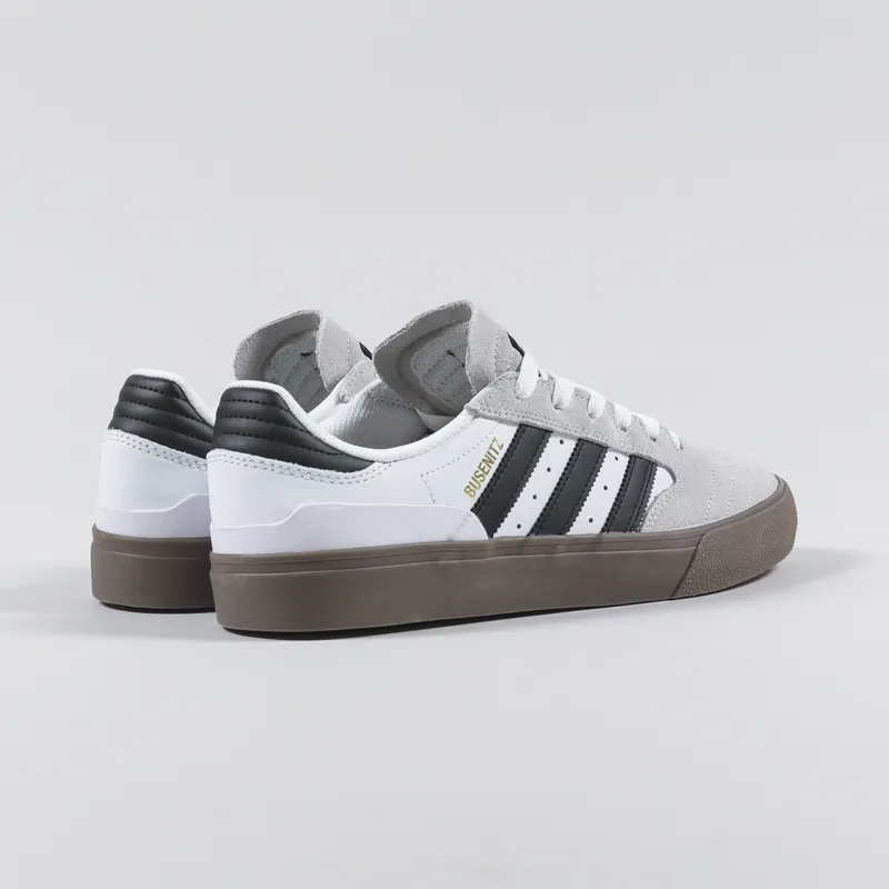 Adidas Skateboarding Busenitz Vulc II Shoes White Black Gold-3