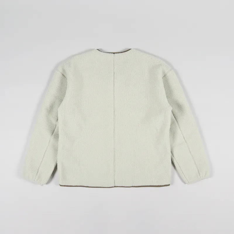 Gramicci Boa Fleece Cardigan Natural-2