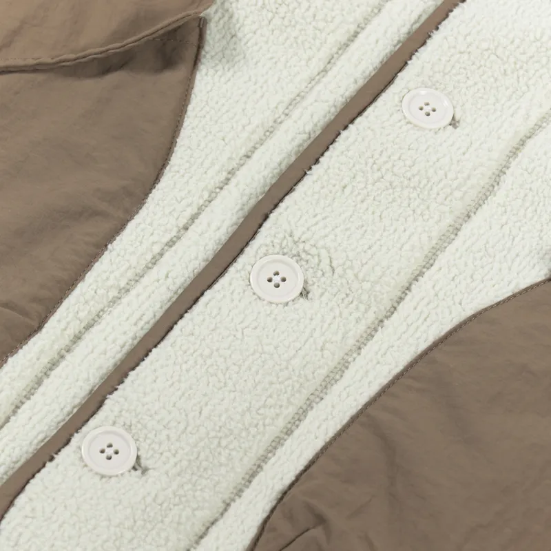 Gramicci Boa Fleece Cardigan Natural-7