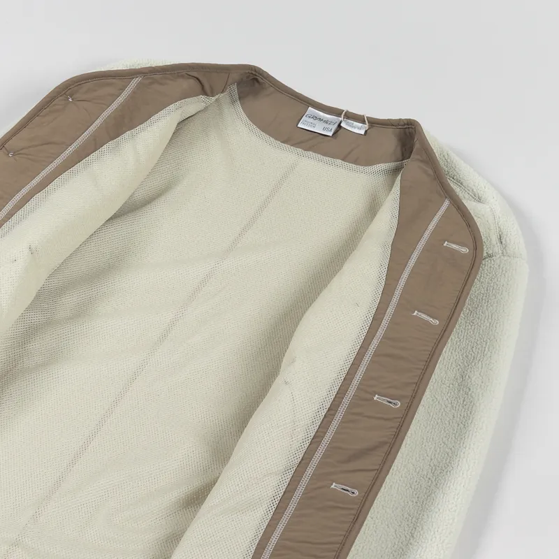 Gramicci Boa Fleece Cardigan Natural-4