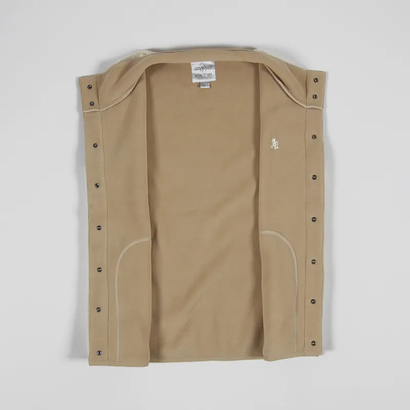 Gramicci Boa Fleece Vest Ivory-1