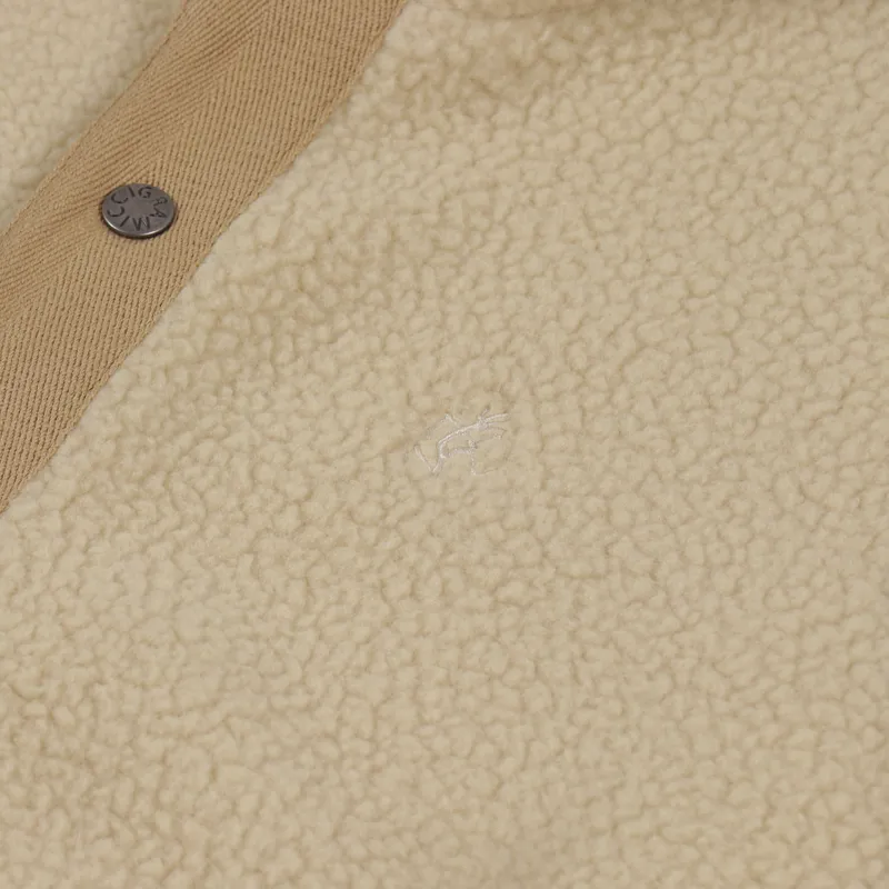 Gramicci Boa Fleece Vest Ivory-7