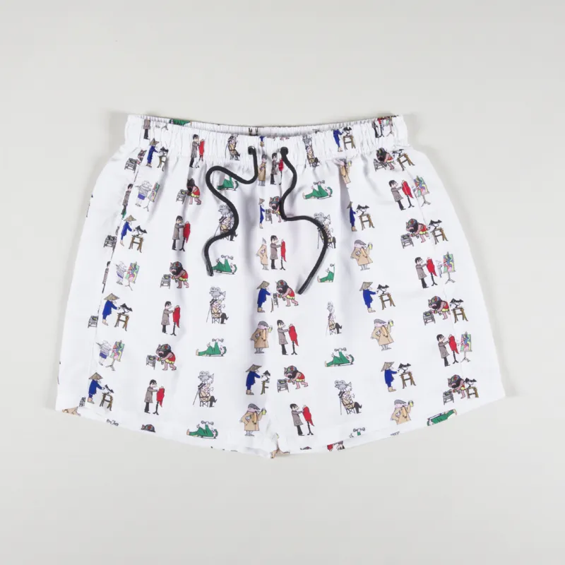 Thanks x Boardies Shorts White