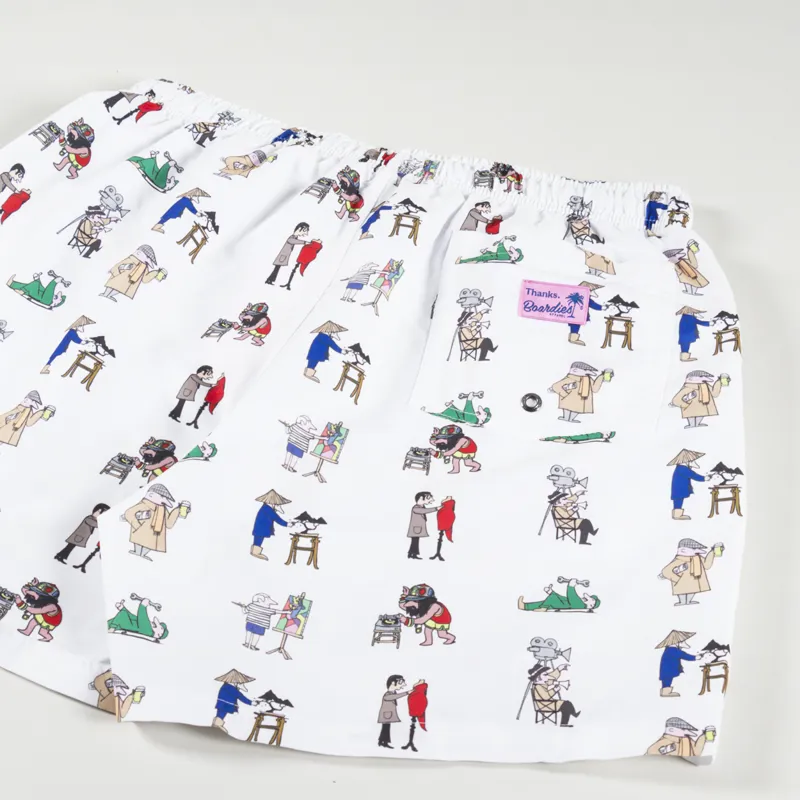 Thanks x Boardies Shorts White-5