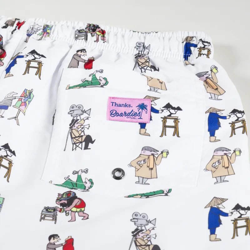Thanks x Boardies Shorts White-6