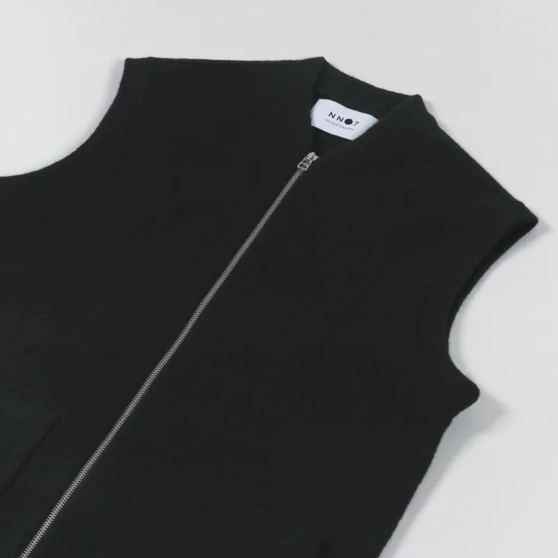 新品【Na.e 】即完売品 Handmade Wool Gilet ブラック Handmade Wool Gilet_charcoal | Na.e