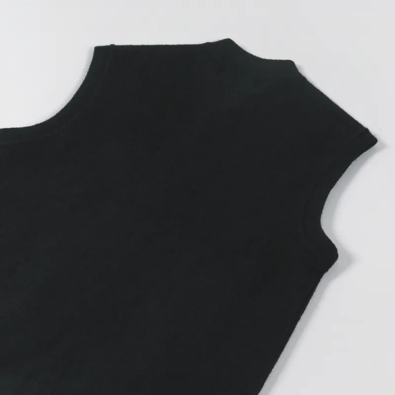 NN07 Boiled Zip Vest Black-5