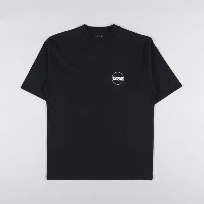 Boiler Room Logo T Shirt Black-1