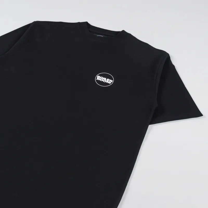 Boiler Room Logo T Shirt Black-3