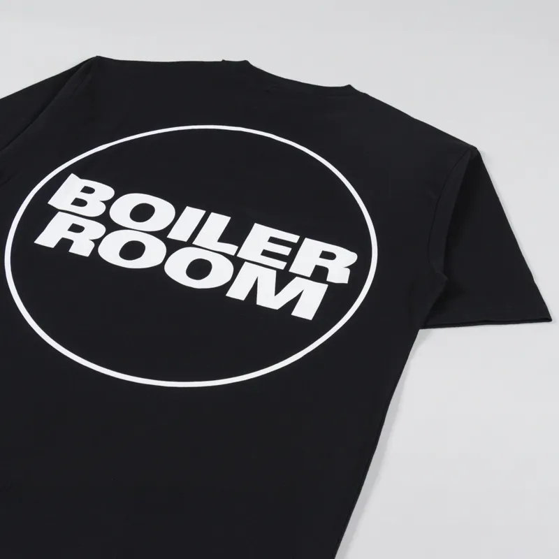 Boiler Room Logo T Shirt Black-2