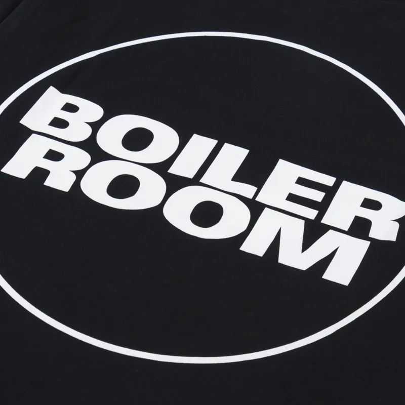 Boiler Room Logo T Shirt Black-4