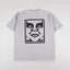Obey Bold Icon Heavyweight T Shirt Silver Grey