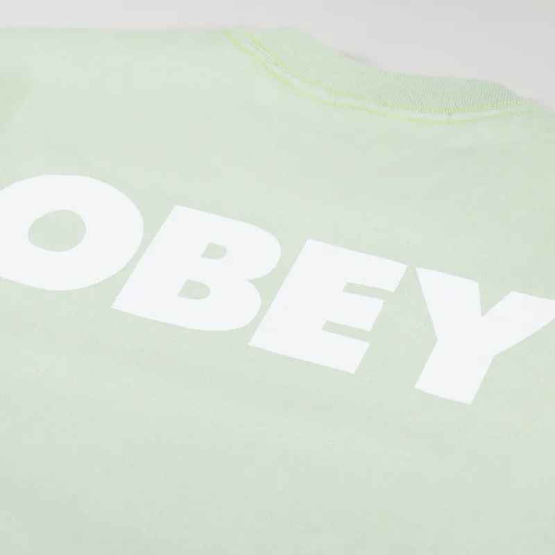 Obey Bold Obey 2 T Shirt Cucumber-4