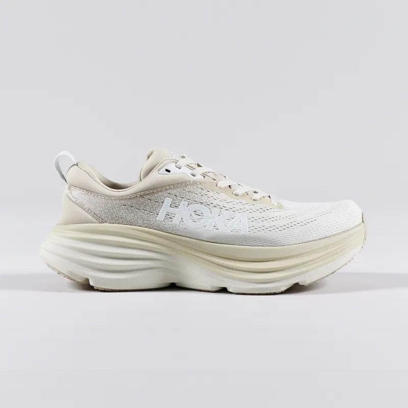 HOKA Bondi 8 Shoes Shifting Sand Eggnog-4