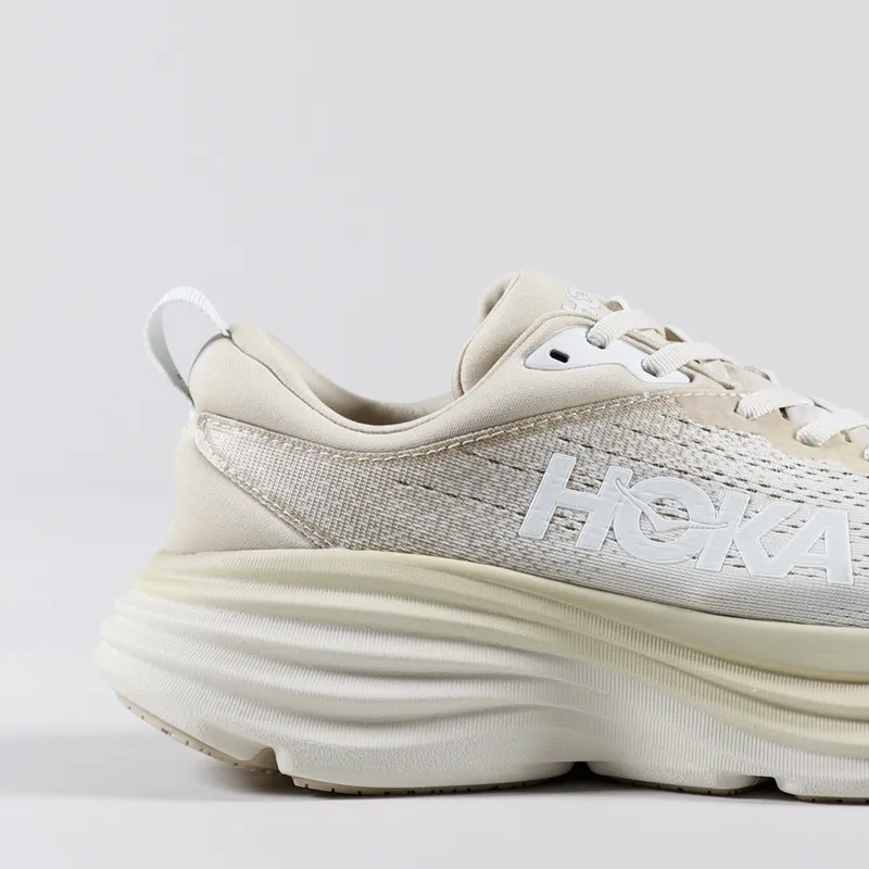HOKA Bondi 8 Shoes Shifting Sand Eggnog-5